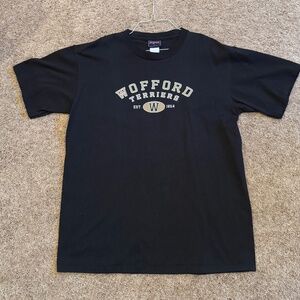 Youth Wofford College short sleeved black t shirt size Lg